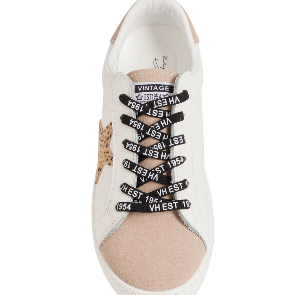 VINTAGE HAVANA  Carla Sneakers, White Taupe Multi Women Sizes  NIB - Picture 2 of 6